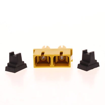 12 6-Packs Hubbell Fiber Optic Adapters SC-ST Duplex Zirconia FASTSCDSC6Y