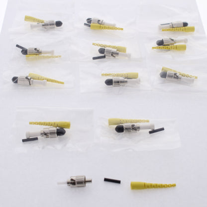 Hubbell FCSTS12R Fiber Optic ST Connectors SM Zirconia Anaerobic Epoxy 12pcs