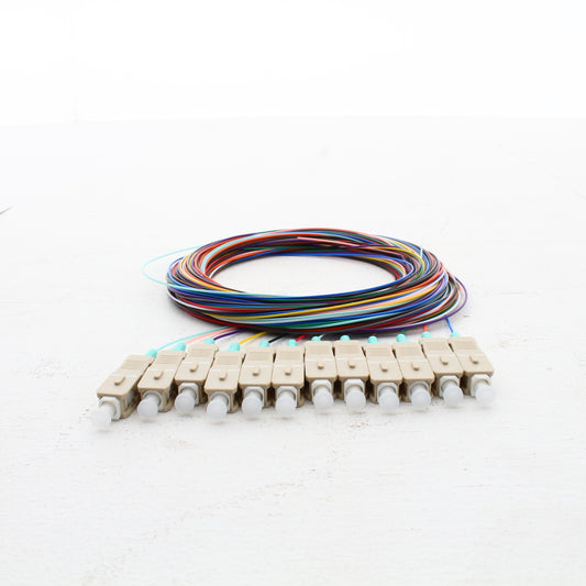 Hubbell Fiber Optic 12-Cable Pigtail Bundle Riser MM SC OM2 3m FPBKR12SC2M