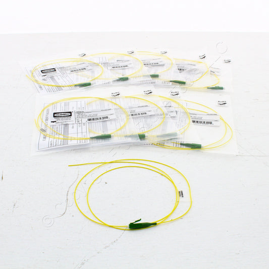 10-Pack Hubbell Fiber Optic 1-Cable Pigtails LSZH SM LC APC OS2 3m FPLCAS1SMZ
