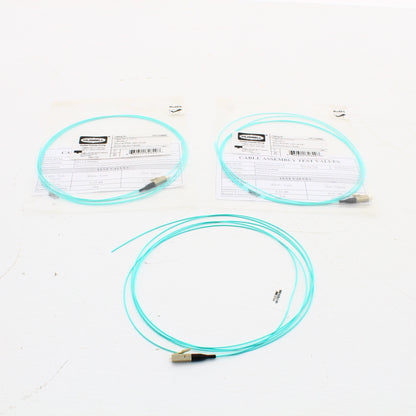 3 Hubbell Fiber Optic 1-Cable Pigtails LSZH MM LC OM3 2m FPLCE2MMZ