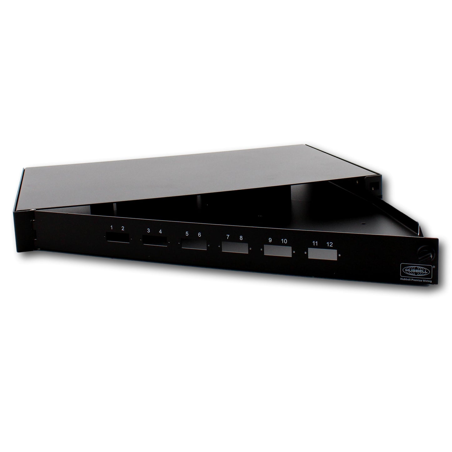 Hubbell Fiber Optic Patch Panel Rackmount UNLOADED 12 Fiber 6 SC Dup FPR012SCX