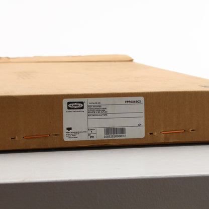 Hubbell Fiber Optic Patch Panel Rackmount UNLOADED 24 Fiber 12 SC Dup FPR024SCX