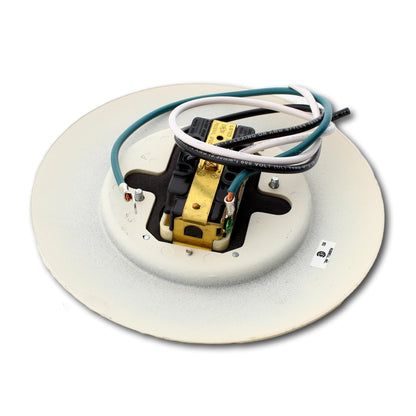 Hubbell Ivory CANADIAN CSA Outlet Carpet Flange Cover Plate for FRPT FRFICNA