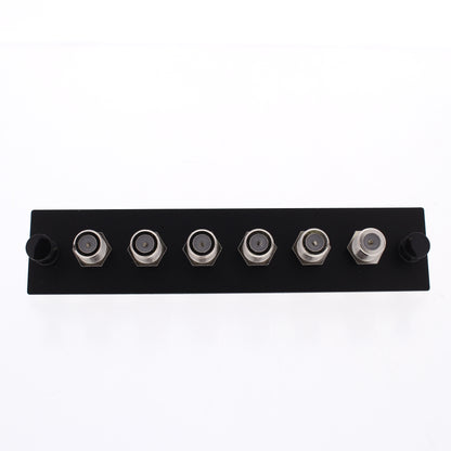 10 Hubbell 6-Port Coax Cable Jack F-Connector Loaded FSP Modules 75 Ohm FSPFP6X