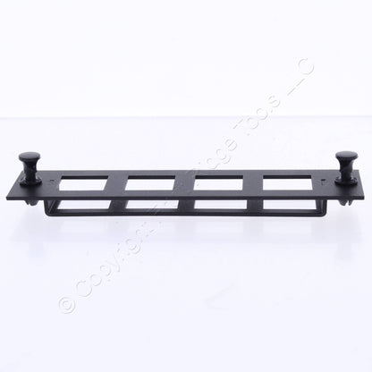 Hubbell FSP Keystone Jack Adapter Plate 4-Port Unloaded FSPHD4X