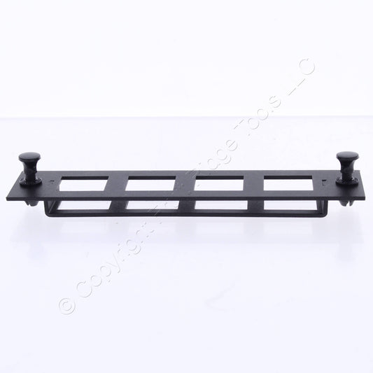 Hubbell FSP Keystone Jack Adapter Plate 4-Port Unloaded FSPHD4X