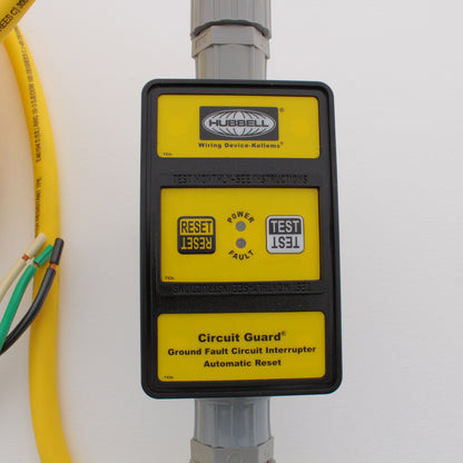 Hubbell Portable Gfci Automatic Reset 50' Cord 30A 240V GFP2313