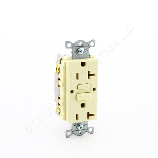 10 Hubbell Almond Self-Test Gfci Duplex Receptacle Outlets 20A GFRST20ALBULK 20A