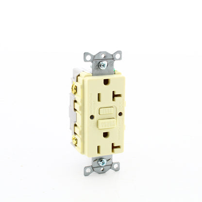 2 Hubbell Almond Self-Test Gfci Duplex Receptacle Outlets 20A GFRST20ALBULK 20A