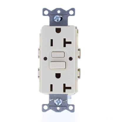 10 Hubbell Almond 20A SnapConnect Self-Testing Gfci Receptacles GFRST20SNAPAL