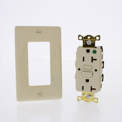 10 Hubbell 20A SnapConnect Almond Self-Testing Hospital Gfci Receptacle Outlets