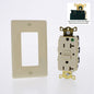 Hubbell GFRST83SNAPAL SnapConnect 20A Almond Self-Test Hospital GFCI Receptacle