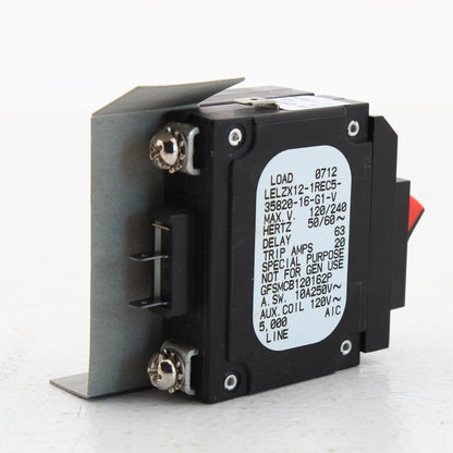 Hubbell Circuit Breaker for Gfci Sensing Module 16A 120VAC 2-Pole GFSMCB120162P
