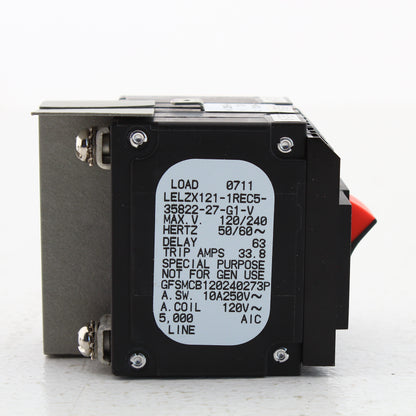 Hubbell Breaker for Gfci Sensing Module 27A 120/240VAC 3-Pole GFSMCB120240273P