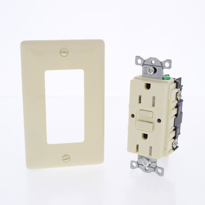 10 Hubbell Almond Self-Testing Tamper Resistant Gfci Receptacles 15A GFTRST15AL