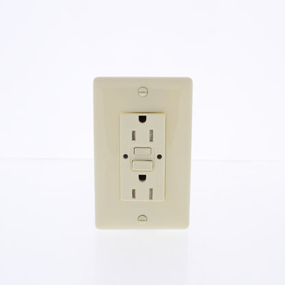 Hubbell Almond Self-Testing Tamper Resistant Gfci Receptacle 15A GFTRST15AL