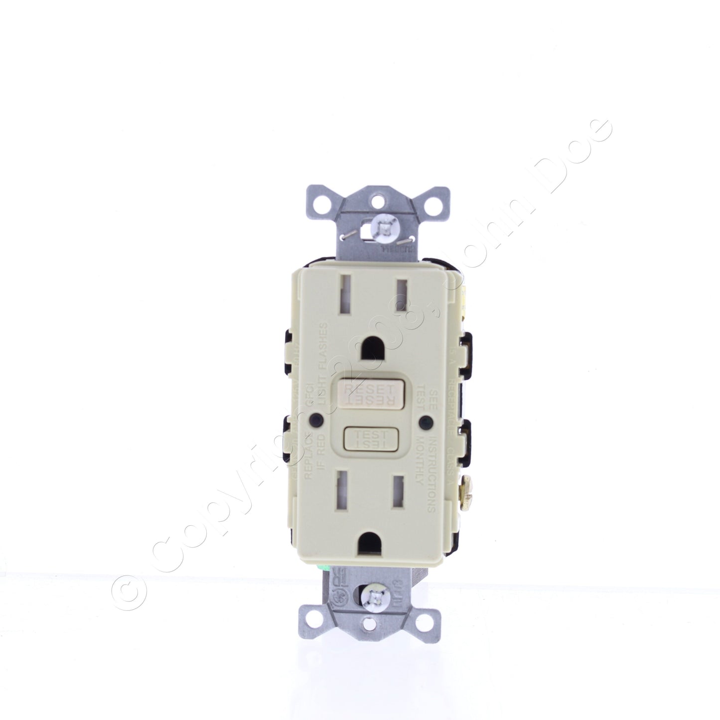 Hubbell Ivory Self-Testing Tamper Resistant Gfci Receptacle 15A GFTRST15IBULK