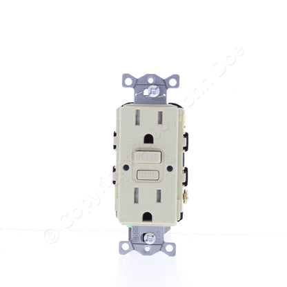 Hubbell Ivory Self-Testing Tamper Resistant Gfci Receptacle 15A GFTRST15IBULK