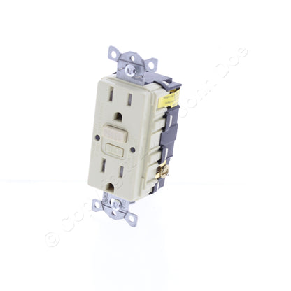 Hubbell Ivory Self-Testing Tamper Resistant Gfci Receptacle 15A GFTRST15IBULK
