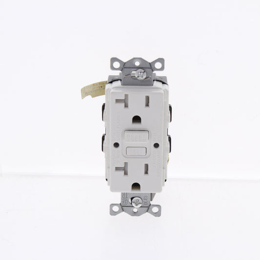 Hubbell White Self-Testing Tamper Resistant Gfci Receptacle 20A GFTRST20WBULK