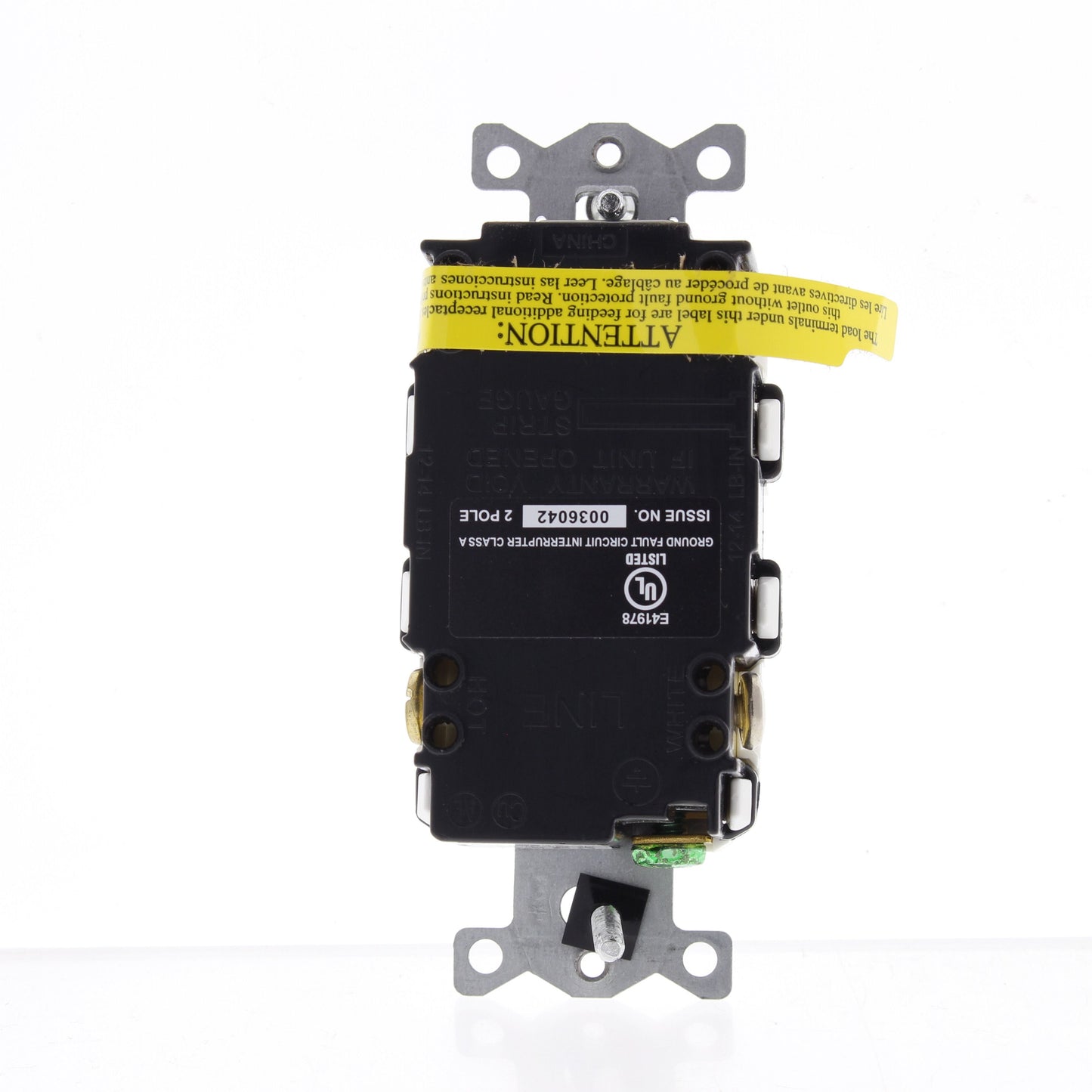 Hubbell White Self-Testing Tamper Resistant Gfci Receptacle 20A GFTRST20WBULK