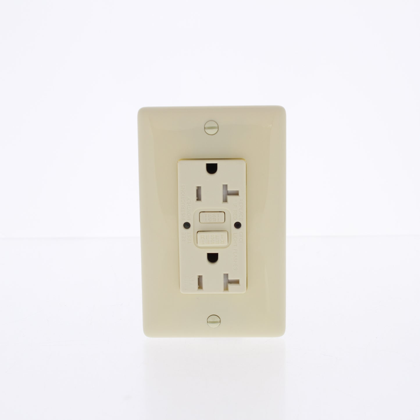 Hubbell GFTWRST20SNAPAL 20A SnapConnect Tamper Weather Outlets Almond 10-Pack