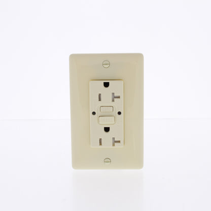 Hubbell GFTWRST20SNAPAL 20A SnapConnect Tamper Weather Outlets Almond 10-Pack