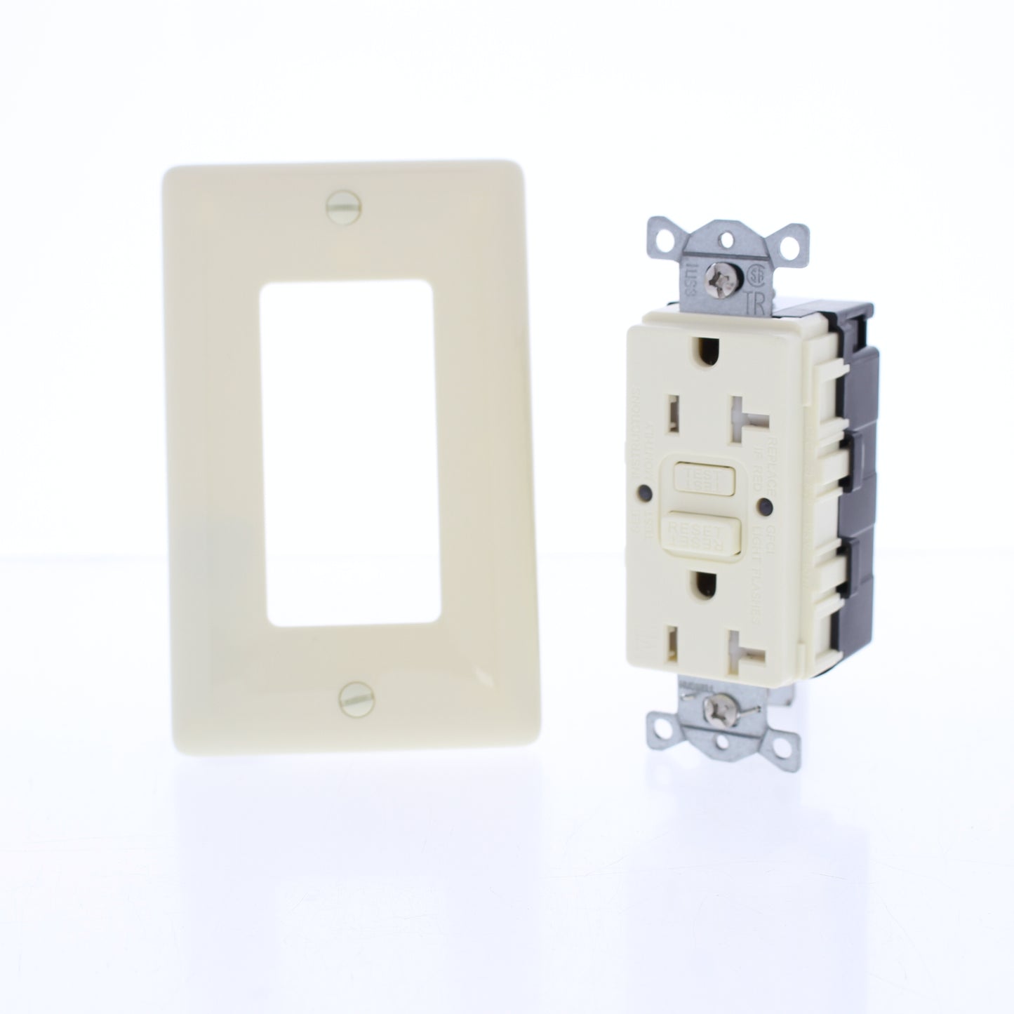 Hubbell GFTWRST20SNAPAL 20A SnapConnect Tamper Weather Outlets Almond 10-Pack