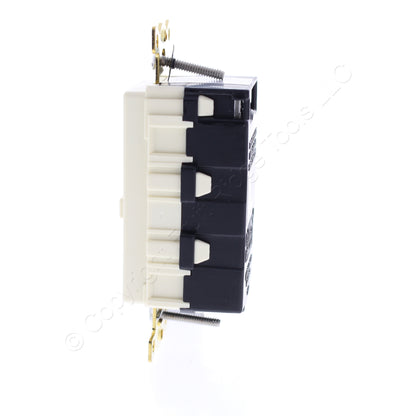 10 Hubbell 15A SnapConnect Self-Test Tamper Weather Hospital Gfci Outlets Almond