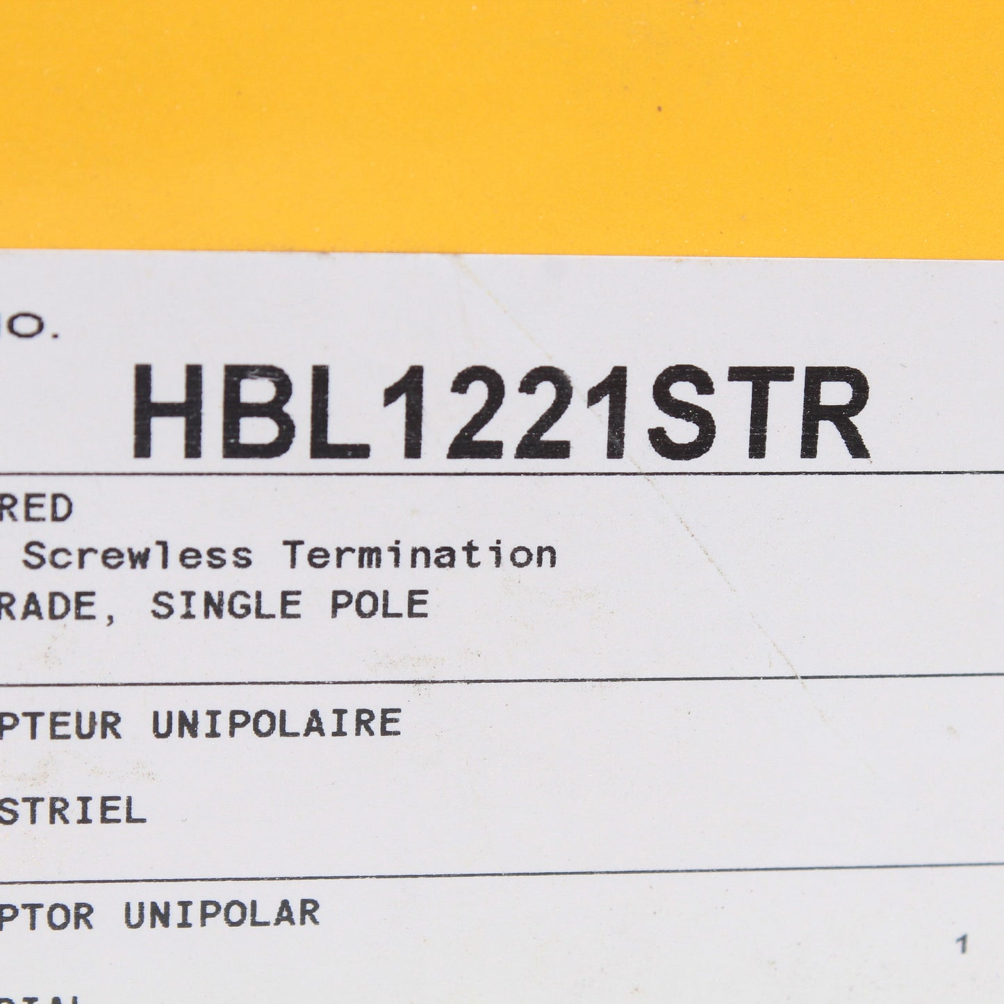 Hubbell Red HBL1211STR 20A Single Pole Toggle Light Switches EdgeConnect� 10pcs