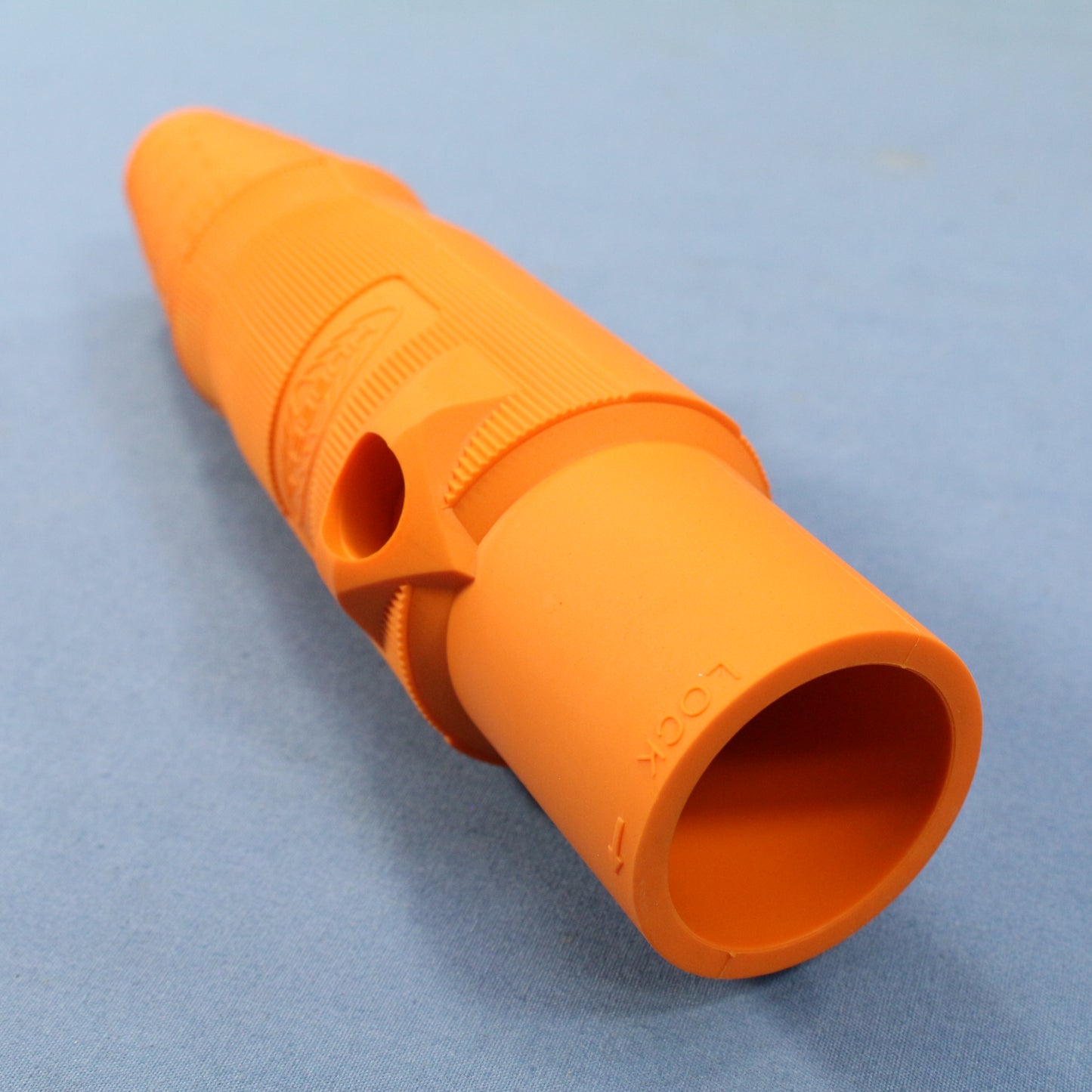 Hubbell-Wiring Replacement Orange Insulgrip Male Body for Cam-Type Lock HBL15MBO