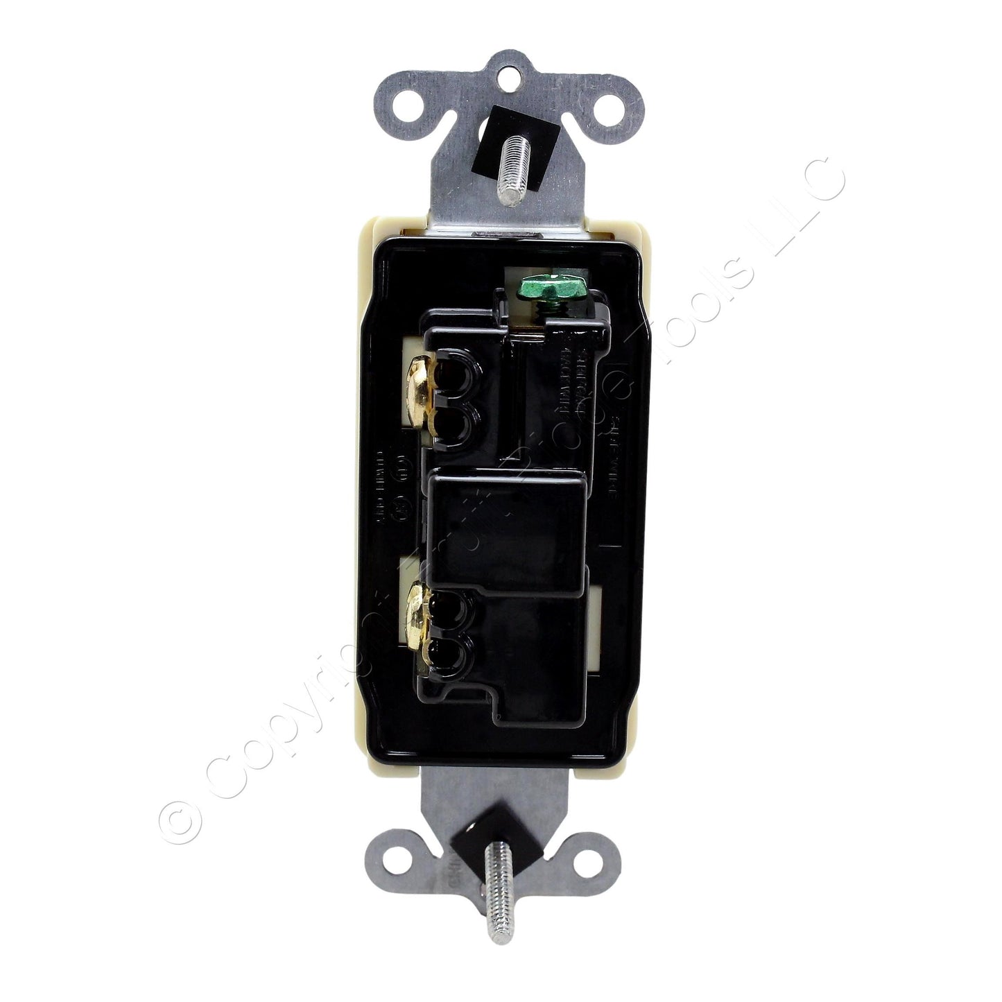 Hubbell HBL2121347I Ivory Decorator Rocker Switch Single Pole 20A 347V SpecGrade