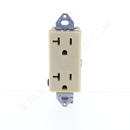 Hubbell Brown Heavy Duty Receptacle Duplex Outlet Nema 5-20R 20A HBL2162IM2
