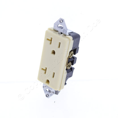 Hubbell Brown Heavy Duty Receptacle Duplex Outlet Nema 5-20R 20A HBL2162IM2