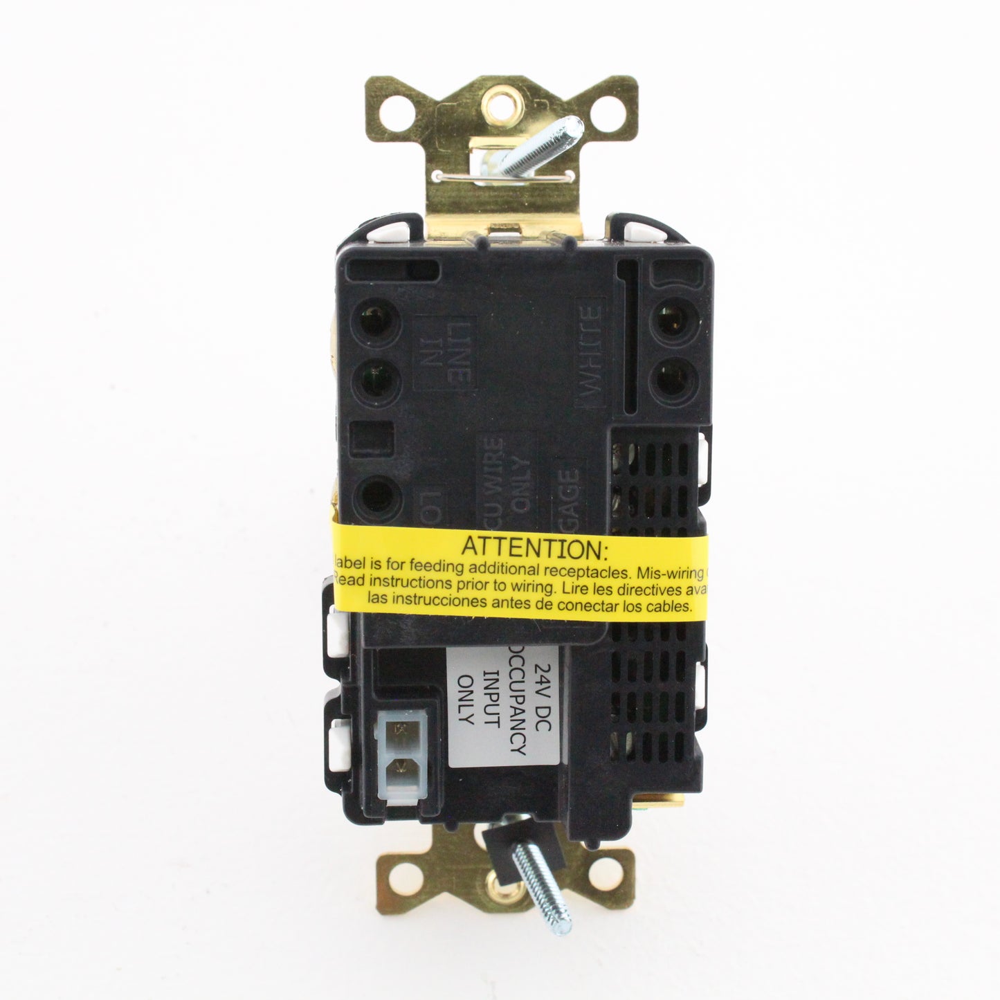 Hubbell White Hospital GR TR 2/2 Controlled Switched Receptacle 15A HBL2172LC2W