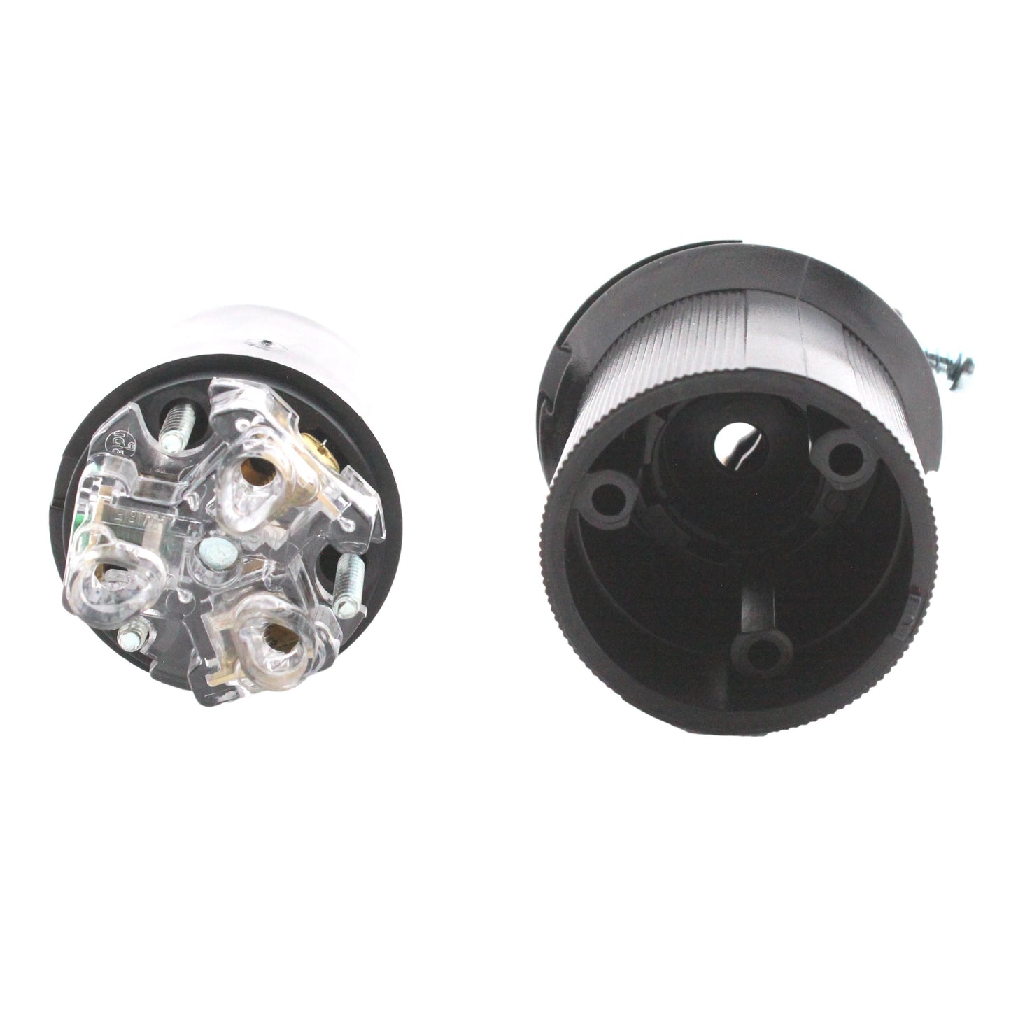 Hubbell HBL2313 All Black 20A Twist Turn Locking Connector Insulgrip L5-20R 125V
