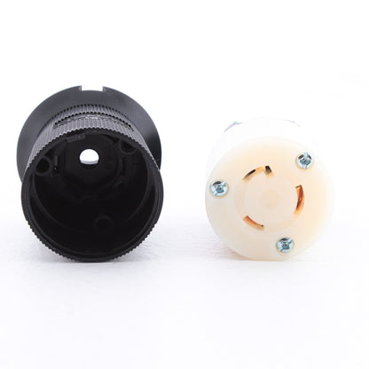 Hubbell EdgeConnect� HBL2323ST 20A Twist Locking Connector Plug NEMA L6-20R 250V