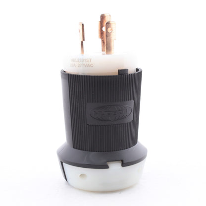 Hubbell EdgeConnect� HBL2331ST 20A Twist Locking Plug Single Phase L7-20P 277V