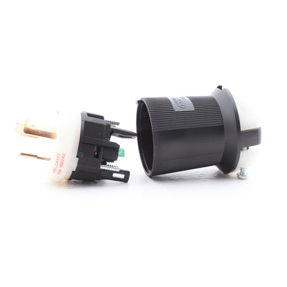 Hubbell EdgeConnect� HBL2341ST 20A Twist Turn Locking Connector Plug L8-20R 480V