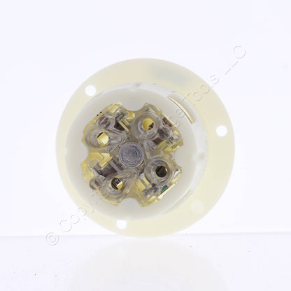 Hubbell HBL24CM26 Corrosion Resistant Locking Flanged Outlet L15-20R 20A 250V 3?
