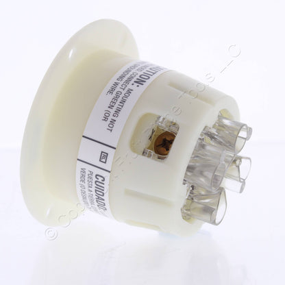 Hubbell HBL24CM26 Corrosion Resistant Locking Flanged Outlet L15-20R 20A 250V 3?