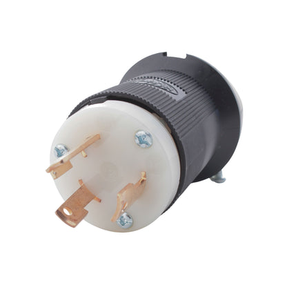 Hubbell EdgeConnect� HBL2611ST 30A Twist Turn Locking Plug 1-Phase L5-30P 125V