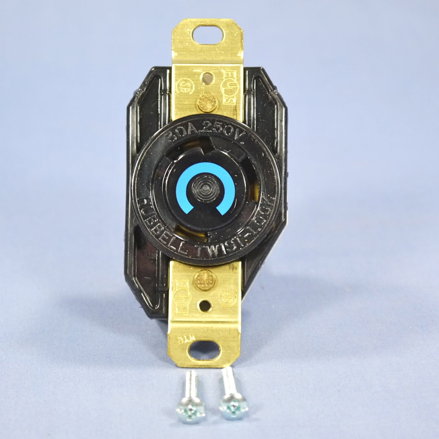 Hubbell L6-30 Locking Receptacle Turn Lock Outlet NEMA L6-30R 30A 250V HBL2620
