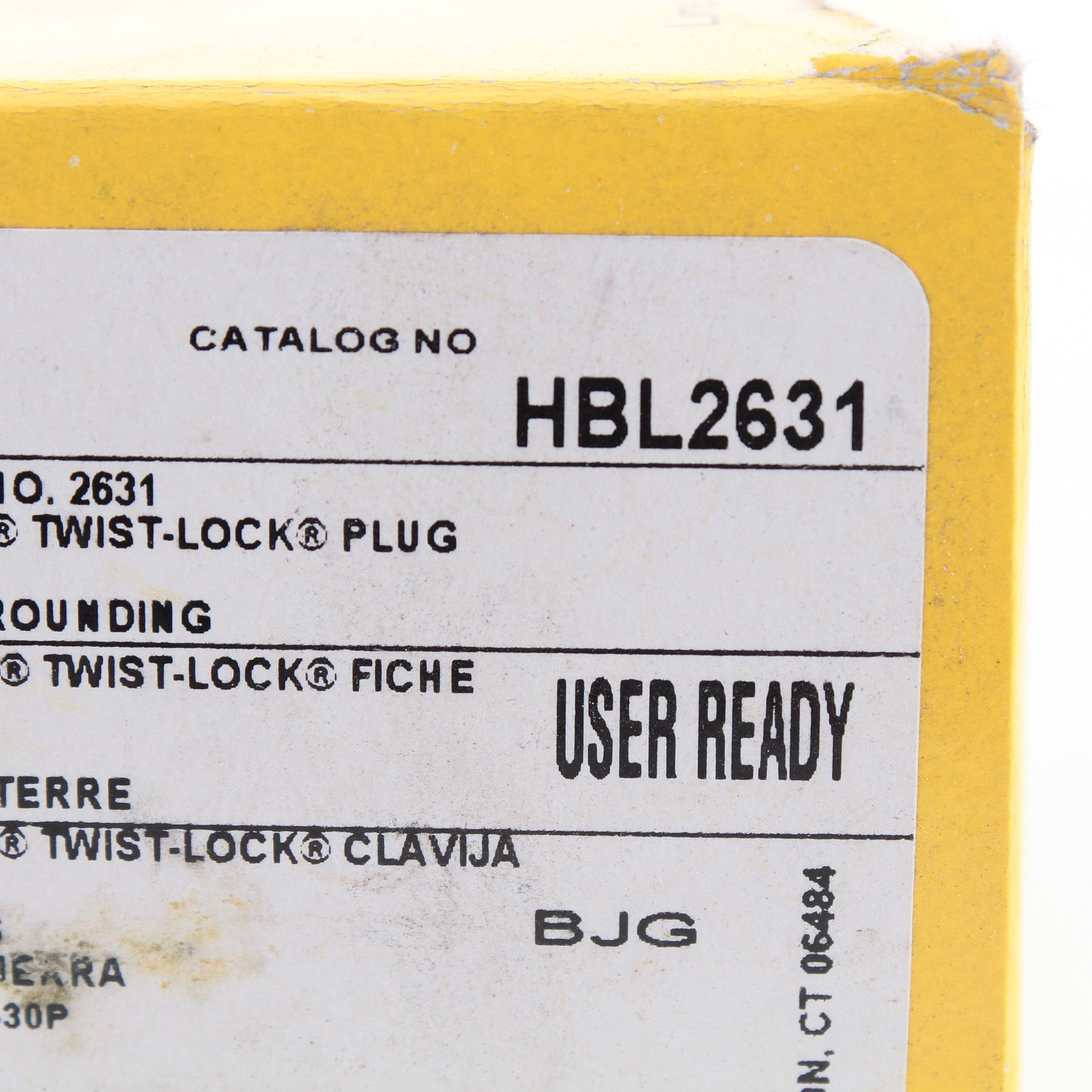 Hubbell HBL2631 30A Twist Turn Locking Plug Male Single Phase NEMA L7-30P 277V