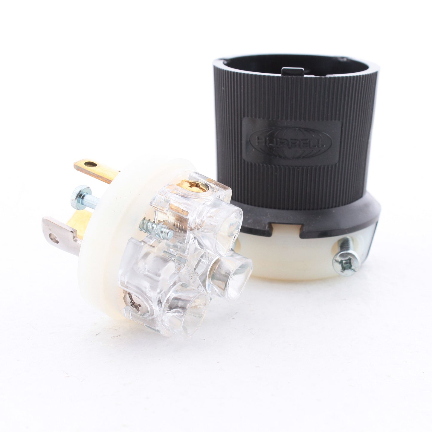 Hubbell HBL2631 30A Twist Turn Locking Plug Male Single Phase NEMA L7-30P 277V