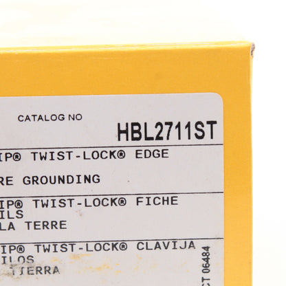 Hubbell EdgeConnect� HBL2711ST 30A Twist Turn Locking Plug L14-30P 125/250V