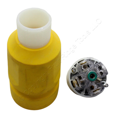 Hubbell 27W81 Watertight Turn Locking 20A Connector NEMA L21-20R 3?Y 120/208V