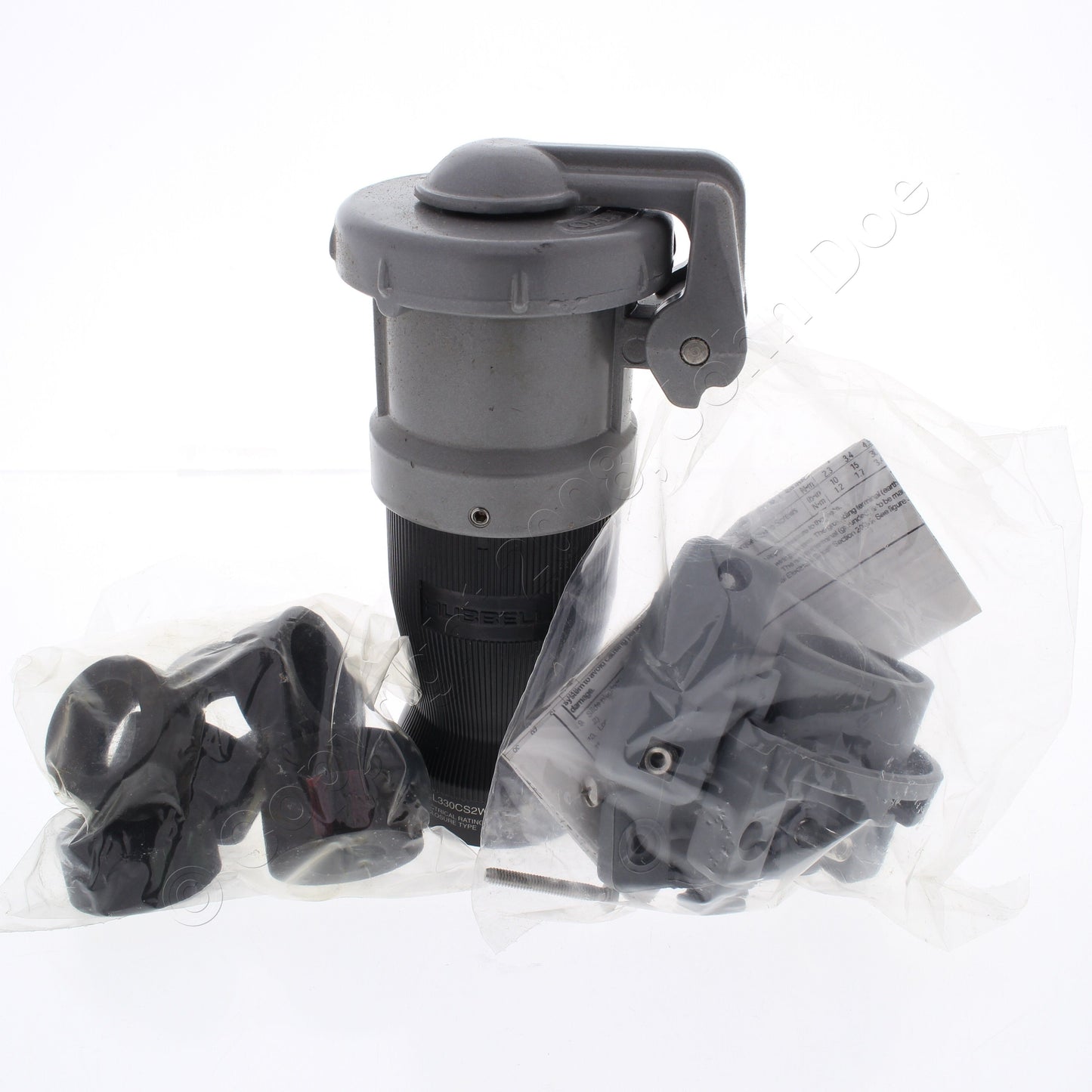 Hubbell Watertight Pin & Sleeve Reversed Service Connector 30A 600V HBL330CS2WR