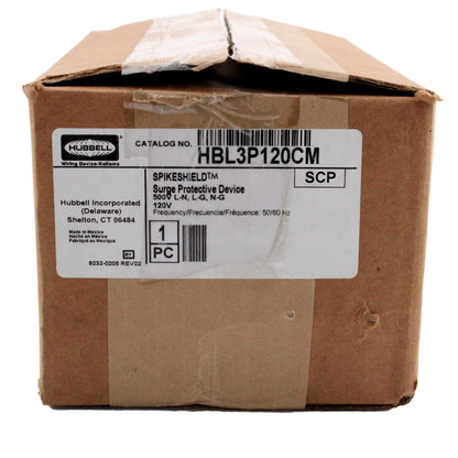Hubbell Surge Protective Panel Replacement Module 120V 120kA HBL3P120CM